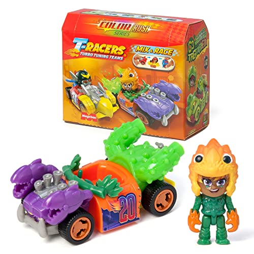 Carro de coleção T-RAACERS (3 anos - 12,5 x 8,6 x 4,1 cm) MAGIC BOX INT TOYS SLU - Brinquedos - coleção, 3 anos, 12,5 x 8,6 x 4,1 cm