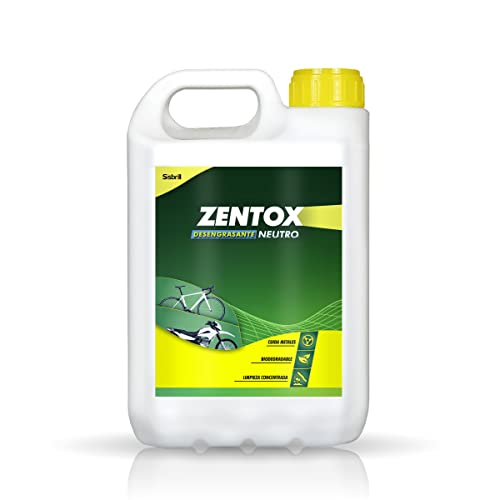 Limpador de Bicicletas ZENTOX Sisbrill 5 L Sislim - Desinfetantes domésticos - remover gorduras, pH neutro, sem solventes, não tóxico