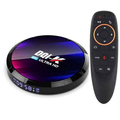 Box de TV NEW 2024 H96MAX (Android - 64 GB - RAM: 4 GB) DQi-K - Controlos remotos - android, 64 gb, 4 gb ram, wi-fi 6, ethernet