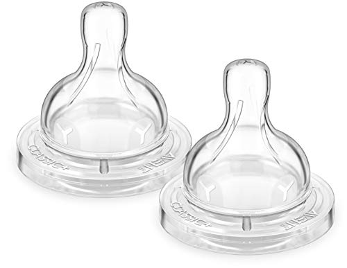 Tetina PHILIPS AVENT Tetina Classic + 2 Unidades PHILIPS AVENT - Suplementos de alimentação por sonda - tetina clássica, design inovador, fluxo lento, engasgue, flexão