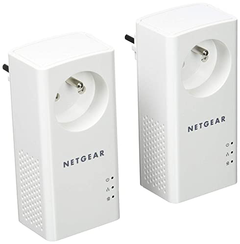 Adaptador NETGEAR Plp1000-100Frs 1000 Mbit/S Ethernet Lan Branco Netgear - Adaptadores power over ethernet - gigabit ethernet, 1000 mbit/s, ethernet lan, 2 portas