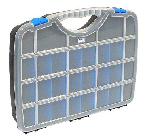 Caixa de Arrumação TAYG 022555 (Azul - 23x31.2x5 cm) TAYG - Caixas de ferramentas - plástico, separadores, tampa transparente, 23x31.2x5 cm