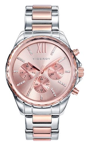 Relógio VICTORIAN FASHION 40930-73 (Rosa) Viceroy - Relógios - metal brilhante, rosa, quartz, redondo
