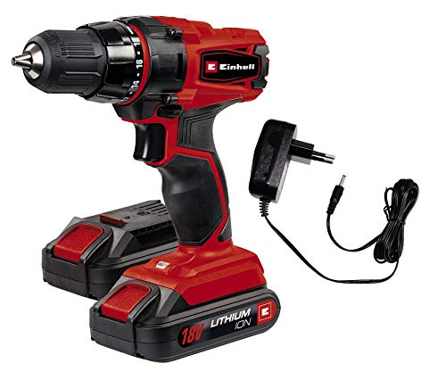 Aparafusadora Sem Fio EINHELL TC-CD 18/2 Li Einhell - Berbequins elétricos portáteis - sem fio, einhell, tc-cd 18/2 li, motor 18v, 38nm, velocidades
