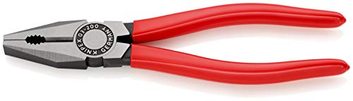 Knipex 03 01 200 alicate Universal Preto, Amarelo KNIPEX - Alicates - 20 cm, preto amarelo, 276g