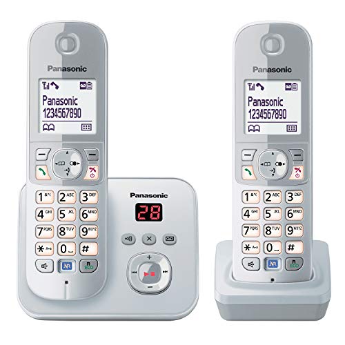 Telefone sem fio PANASONIC KX-TG6822 Preto Panasonic - Telefonia - sem fio, preto