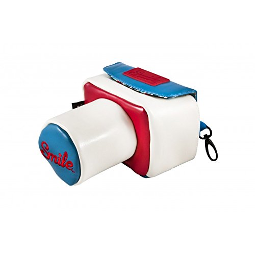 Estojo SILVER SANZ 16511 (Azul, Vermelho, Branco) Smile - Bolsas e estojos para câmeras - 13,5x10x8 cm, pele sintética, poliéster, acessórios