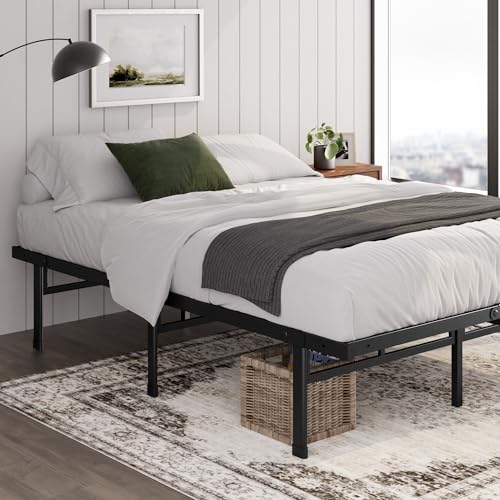 Cama INNOVATION HOME FURNISH SLEET (Preto - Aço e MDF - 90x190cm) Zinus - Conjuntos de móveis - metal, MDF, 3 rodas, plástico