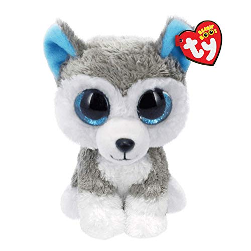 Peluche BEANIE BOOS Cão Cinza Slush (Idade Mínima Recomendada: 3 anos) Ty - Animais de pelúcia - peluche, Beanie Boos, cão cinza, slush, idade mínima recomendada, 3 anos