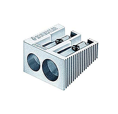 Porta-lápis Staedtler 301 SBK6 (Recondicionado Como Novo) C2F - Afia-lápis - 6 compartimentos, fecho de corrente