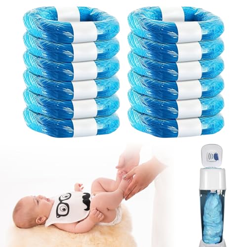 Recargas para fraldas DISFRAZZES 12 peças (Branco) BYZESTY - Sacolas de lixo - 12 peças, branco, recarga, papel higiénico