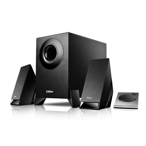 Conjunto de Colunas Edifier M1360 2.1 Preto Edifier - Alto-falantes - 2.1, 8.5W, subwoofer, remoto