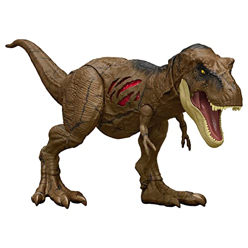 Figura de Ação JURASSIC WORLD T-Rex Extremo Mattel - Bonecos de ação e brinquedo - figura, ação, jurassic world, t-rex extremo, HASBRO, plástico