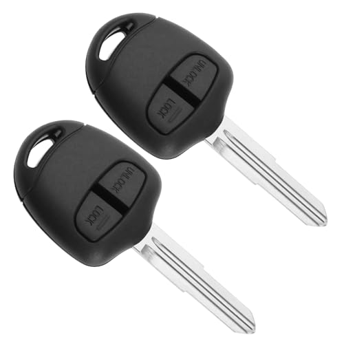 E-Magtech 2 Capas para Chaves com Ranhura Direita de 2 Botões eMagTech - Alarmes e fechaduras de veículos - plástico, durável, 2 botões