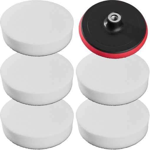 Conjunto de 5 Esponjas TECTAKE para Máquinas de Lixar (180 mm) TecTake - Suprimentos de limpeza doméstica - 5 esponjas, 180 mm, sistema de fixação, máquinas de lixar