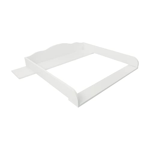 Armário Linus 108X80X15Cm Madeira Branca PUCKDADDY Puckdaddy - Móveis para bebês e crianças pequenas - porta dupla, gavetas, prateleira, madeira branco