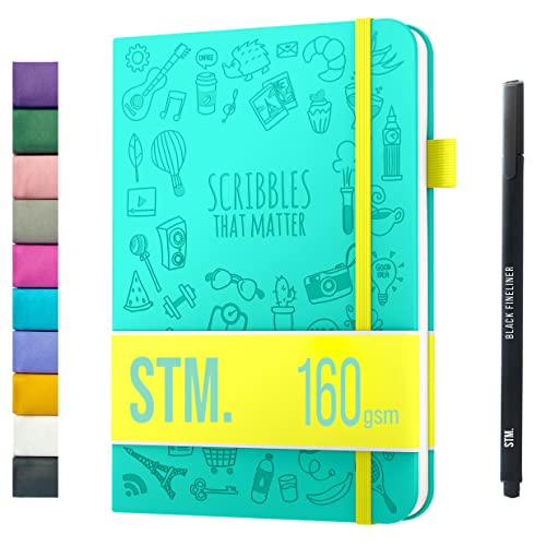 Caderno e Caneta Bullet SCRBLES THAT MATTER Scribbles That Matter - Cadernos e bloco de notas - caderno, caneta bullet, scrables that matter, ocasião especial, páginas numeradas, capa de pele sintética