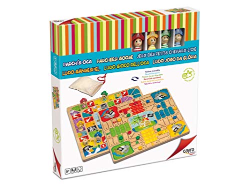 Jogo de tabuleiro CAYRO 843 (4 anos) Cayro - Jogos - 4 anos, piratas, tabuleiro reversible, peões de madeira