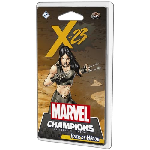 Jogo de cartas FUNKO Pop! Marvel Champions Pack Hero X (14 anos) Juegos - Jogos - pack 60 cartas, x-23, arqui-inimigos, dama mortal