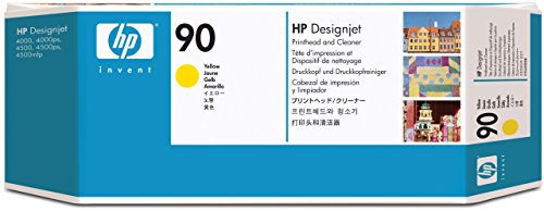 Cabeça de impressão HP DesignJet 90 Amarelo HP - Cartuchos de toner e jato de tinta - amarelo, designjet 4000/4500, limpeza de cabeça