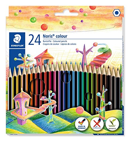 Lápis Cor NORIS Colour 185 (24 Un) STAEDTLER Staedtler - Lápis - WOPEX, resistente, ergonômico, cores vivas