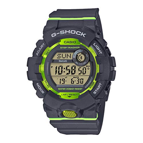 Relógio Desportivo CASIO G-Shock GB-800 (Bluetooth - Até 9 dias de autonomia - Branco) Casio - Relógios - bluetooth, 9 dias, resistente à água, retangular
