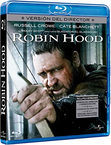 Blu-Ray Robin Hood. Versión De Cine Y Del Director (Edição em Espanhol) UNIVERSAL - Dvds e vídeos - Robin Hood, versão diretor, edição em espanhol