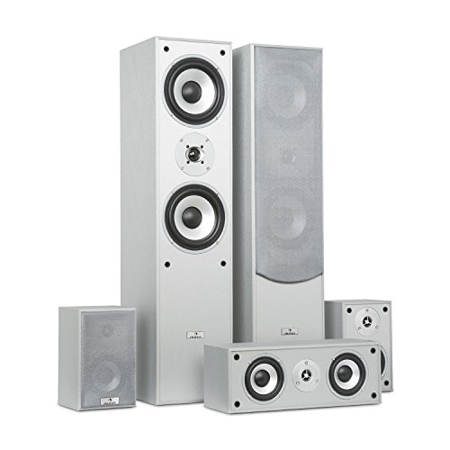 Colunas AUNA 5.1 Cinzento (2.1 canais - 335 W) AUNA - Alto-falantes - 5.1 canais, 335 W, cinzento