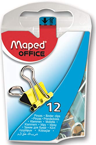 Caixa de Arrumação MAPED Clips Office (12 unidades) Maped - Clipes de papel e grampos - caixa, arrumação, clips office, 12 unidades, cartão, reciclado