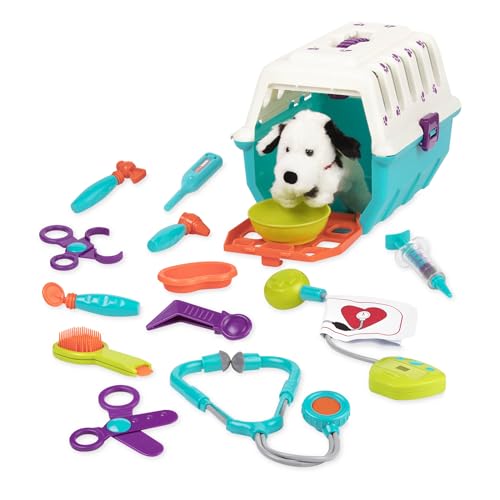 Brinquedo sobre Rodas BATBAT Dalmatian Vet Kit (Idade Mínima Recomendada: 3 anos) VOLUMA - Brincadeira de faz de conta - brinquedo sobre rodas, kit veterinário, dalmata, 3 anos
