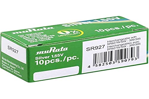 Pilha não recarregável MURATA SR927-PBWW 395 Murata - Baterias - pilha não recarregável, murata sr927-pbww, 395, nível-cálcio