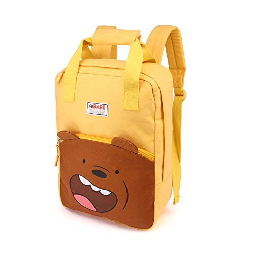 Mochila KARACTERMANIA We Bare Bears Urso Pardo Amarelo e Castanho KARACTERMANIA - Mochilas - mochila, we bare bears, urso pardo, amarelo, castanho
