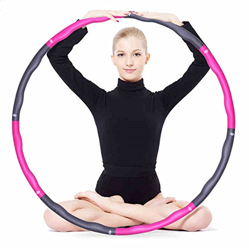 Hula-Hoop Fitness SPARKLE PINK (Rosa - 58x30 cm) KXCFCYS - Exercício e fitness - fitness, rosa, 58x30 cm