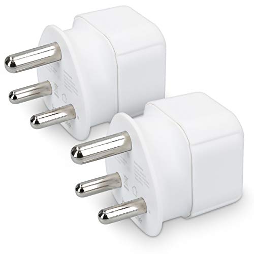 Adaptador KWMOBILE 2X Adapter Type M (Sudafricano, Indiano, Nepali) Kw-Commerce - Eletrodomésticos - sudafricano, indiano, nepali, type m