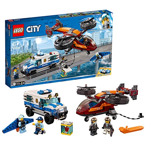 LEGO City 60209 Aéreo da Polícia (Jogos de Construção) LEGO - Blocos de encaixe - lego city, aereo da policia, jogos de construção