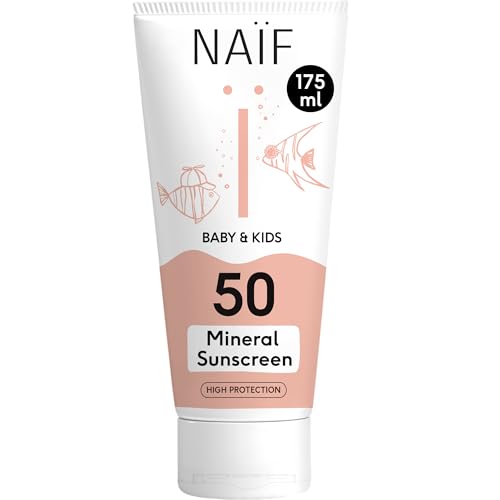 Protetor Solar NAIF Protetor Solar Mineral Para Bebes E Crianças (100 ml) NAÏF - Protetor solar - protetor solar, mineral, bebés, crianças, filtro mineral, proteção solar