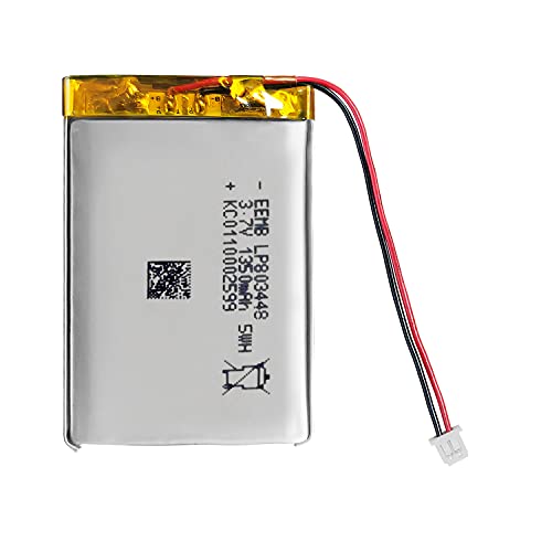 Bateria EEMB 803448 (Para Drone - 3.7V - 1350mAh) EEMB - Baterias - 3.7V, 1350mAh, polímero de lítio, recarregável