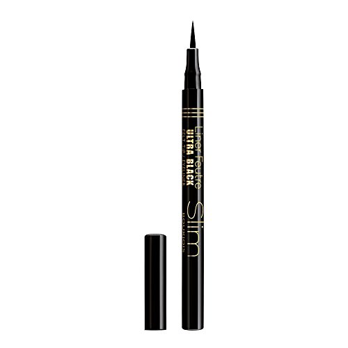 Eyeliner Bourjois Preto Feutré Slim 17 Ultra (0,8 ml) Bourjois - Maquiagem para os olhos - preciso, duradouro, resistente ao calor, até 24 horas