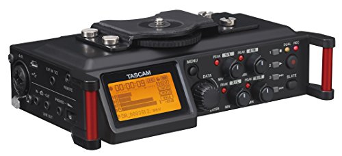 Gravador Portátil de Áudio TASCAM DR-70D Tascam - Gravadores multitrack - gravador portátil, som profissional, microfone XLR, compacto