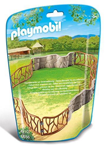Playmobil 6656 Gaiola para Animais do Zoológico PLAYMOBIL - Conjuntos de brinquedos - zoológico, recinto, porta, escada