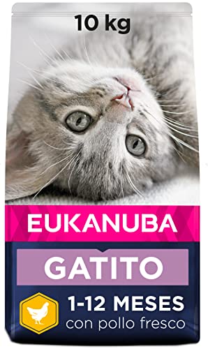Ração para Gato EUKANUBA (10 kg - Seca - Sabor: Frango e Fígado) EUKANUBA - Comida para gatos - gato, seca, frango, fígado