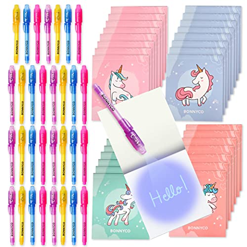Caneta de Feltro Invisible e Caderno BONNYCO Unicórnio (32 Und) Garcon Elite SL - Brinquedos - caneta, feltro, invisível, unicórnio, bonnyco, luz ultravioleta