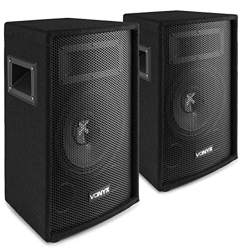 Colunas VONYX SL-6 (Preto - 150 W - Alumínio) Skytec - Alto-falantes - preto, alumínio, 150 W
