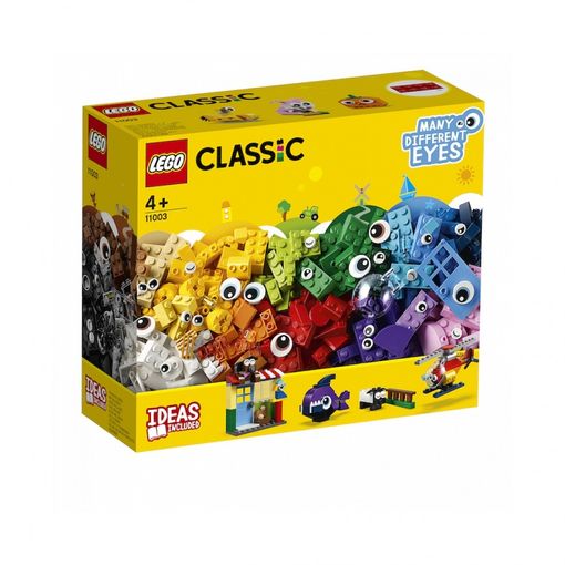 LEGO Classic - Caixa de Blocos e Olhos - 11003 (Idade Mínima: 4) LEGO - Blocos de encaixe - personagens, expressões, ladrillos, elementos LEGO