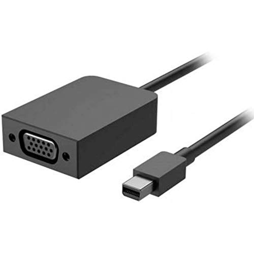 Adaptador MICROSOFT (Mini DisplayPort - VGA - Preto) Microsoft - Adaptadores de cabos de áudio e vídeo - mini displayport, vga, preto