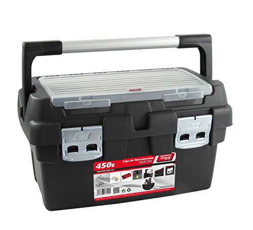 Caixa de Ferramentas TAYG 450 (Alumínio - 45x28x25cm) TAYG - Caixas de ferramentas - 3 compartimentos, 22 litros, 20 kg, 45x28x25cm