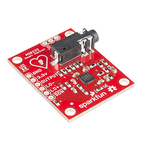 Monitor de Frequência Cardíaca SPARKFUN 12700 SparkFun Electronics - Prototipagem de circuitos - frequência cardíaca, monitor