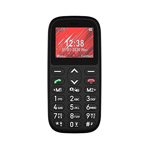 Telemóvel TELEFUNKEN S410 (1.77'' - 2G - Preto) Telefunken - Telemóveis - 1.77 polegadas, 2G, câmera 0,3MP, Bluetooth 2.1