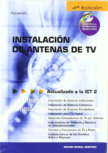 Instalação de Antena de TV (Recondicionado Sinais) Ediciones Paraninfo, S.A - Livros - antena tv, instalação, recondicionado sinais