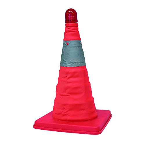 Sinalizadora de Trânsito CARPOINT 2000-001 Carpoint - Cones de trânsito e barris - alta visibilidade, LED piscante, indicador de perigo, bolsa de transporte